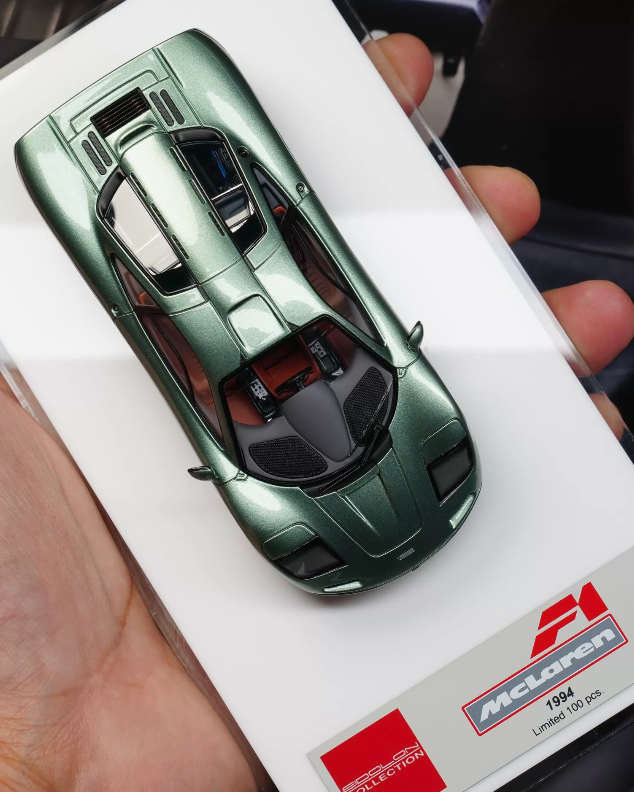 Makeup 1/43 McLaren F1 Road Car 1994 Genesis Green EM748J
