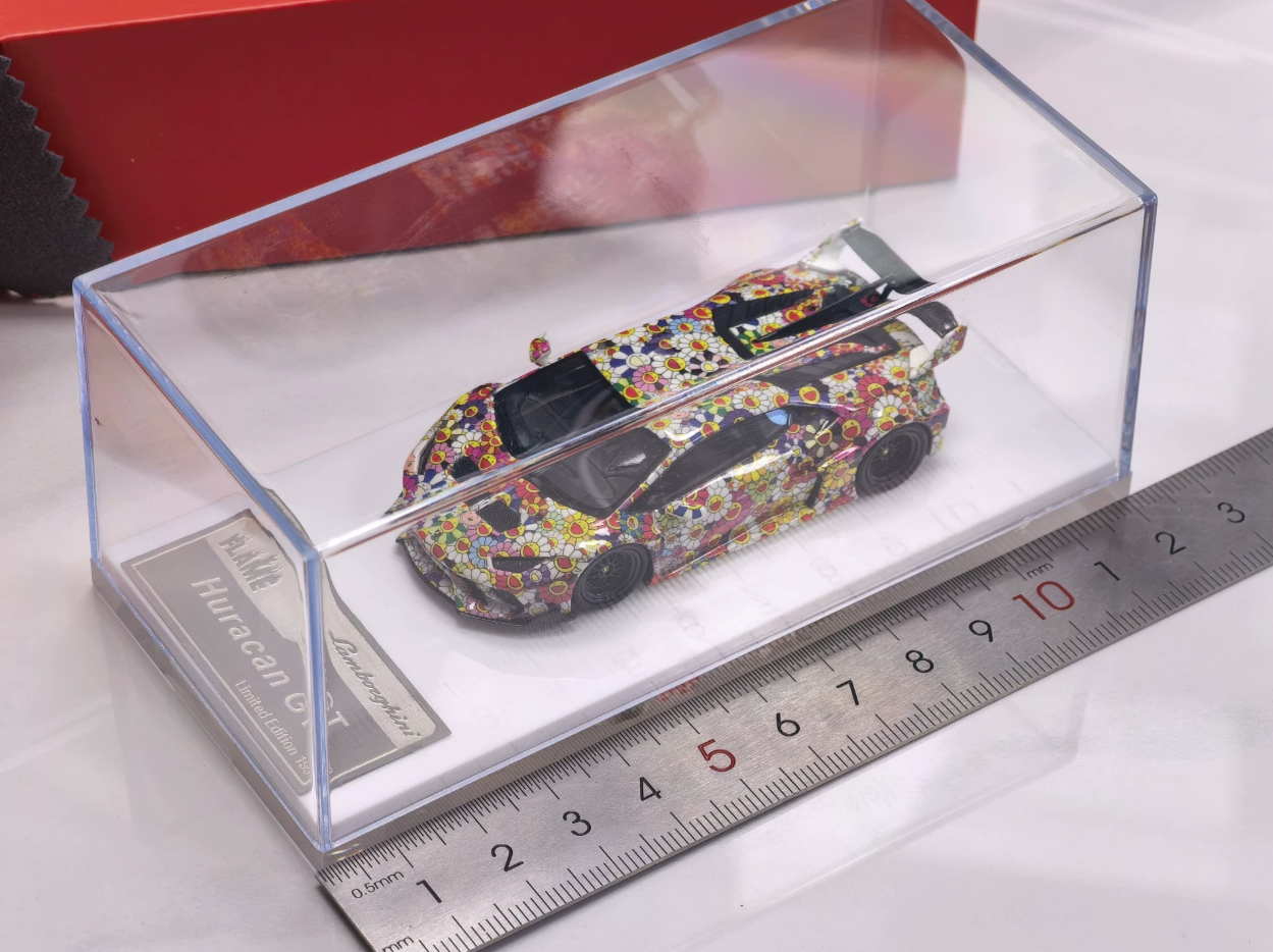 Flame 1:64 Lamborghini Huracan GT Sunflower Resin Model