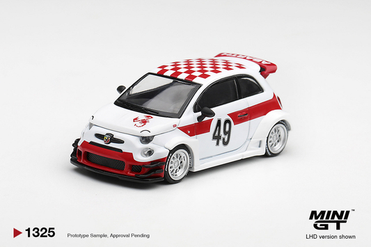 MINIGT 1/64 Abarth 595 LB-WORKS Red White Preorder