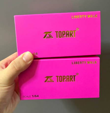 TOPART 1/64 LBWK Lamborghini Countach Metallic Pink Show Exclusive