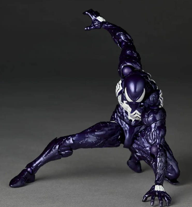 Kaiyodo Revoltech Amazing Yamaguchi Symbiote Spider-Man Purple Ver