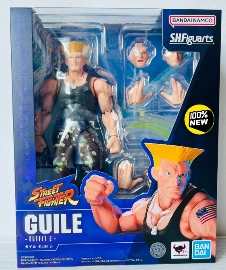 Bandai SHFiguarts Street Fighter 6 Guile Outfit 2 Figure