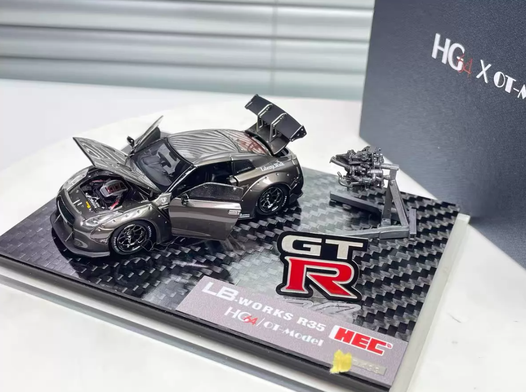 HG4 x OT-Model 1:64 LB-Works R35 GTR HEC 2026 Limited 499