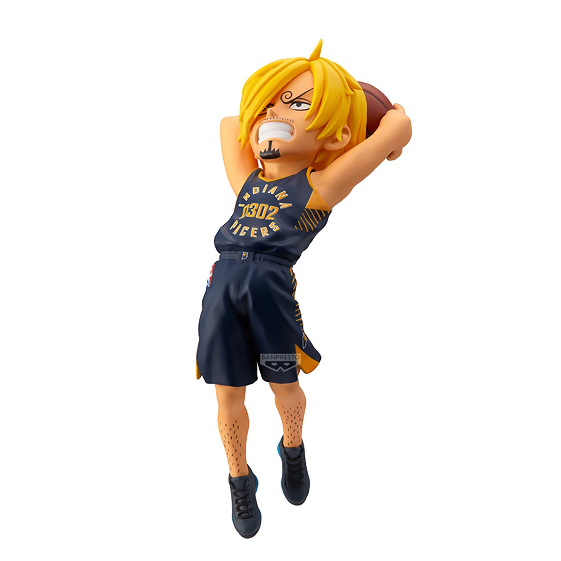Bandai One Piece x NBA Sanji Indiana Pacers WFC Figure Preorder