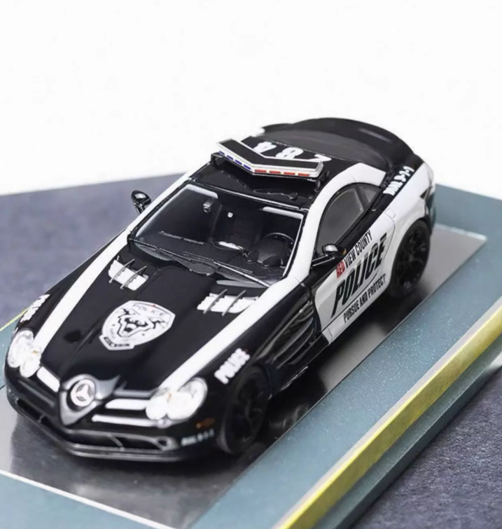 T-Master 1/64 Mercedes-Benz SLR McLaren Redview County Police Foshan Show
