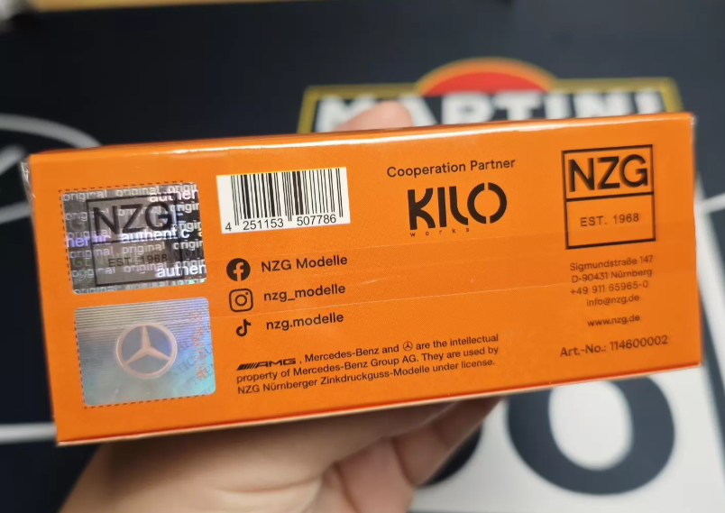 KILO 1/64 Mercedes-AMG GT3 EVO Orange