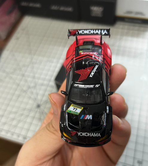 The Chosen One 1/64 BMW M4 GT3 ADVAN Black/Red Alloy Model