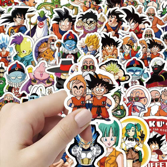 100pcs Dragon Ball Z Anime Cartoon Sticker Decal Pack 1