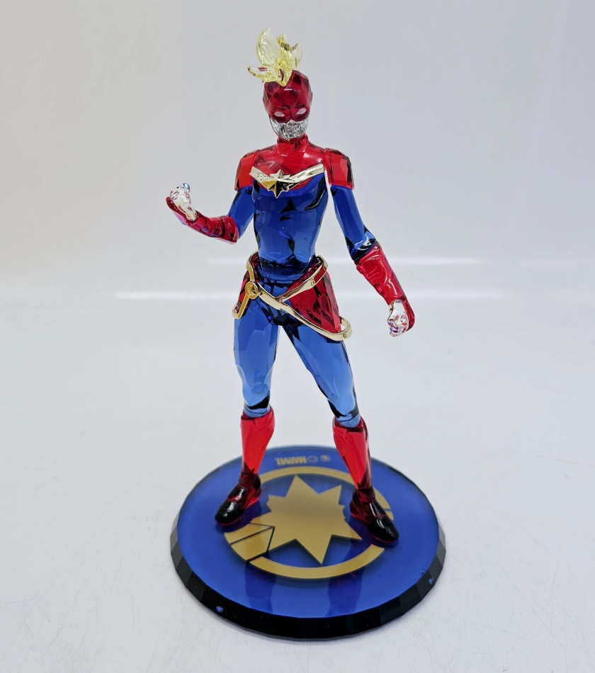 Swarovski Marvel Captain Marvel Crystal Figurine 5677461 Collectible