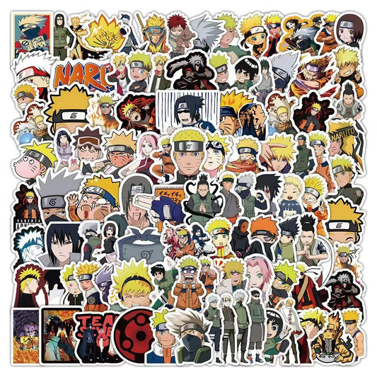 100pcs Naruto Shippuden Anime Sticker Decal