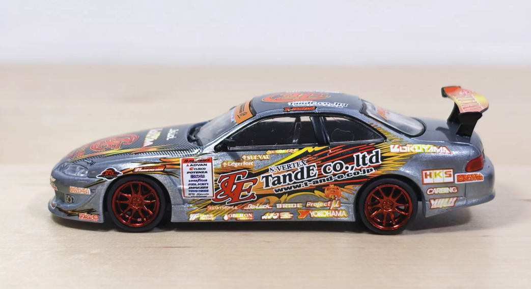 GLOBAL 64 1/64 Toyota Soarer Vertex Red Wheels Tokyo Show Secret Chase
