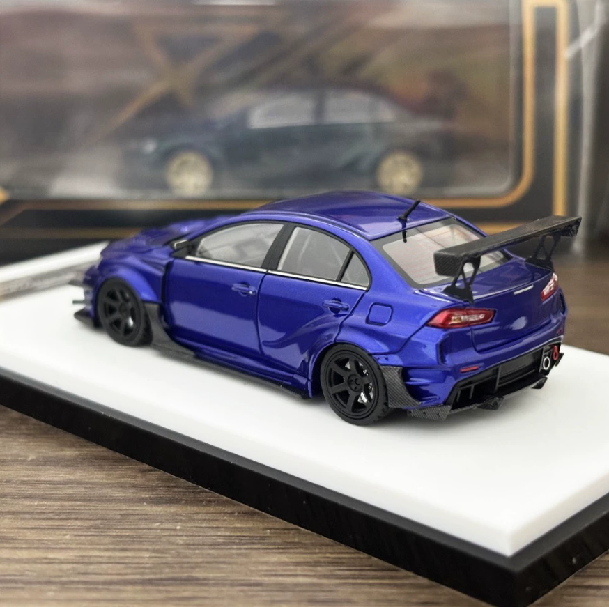 404 Error 1/64 Mitsubishi Lancer Evolution X Varis Blue