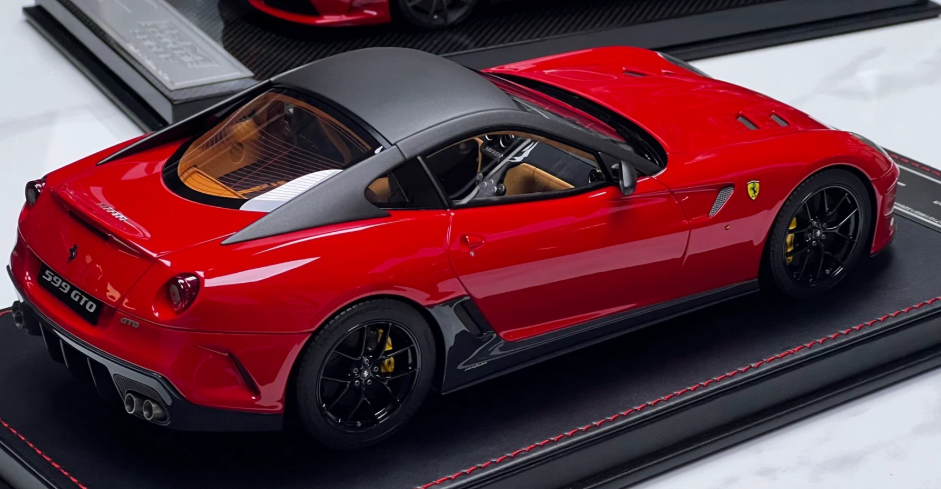DMH 1/64 Ferrari 599 GTO Rosso Corsa Limited Resin Model