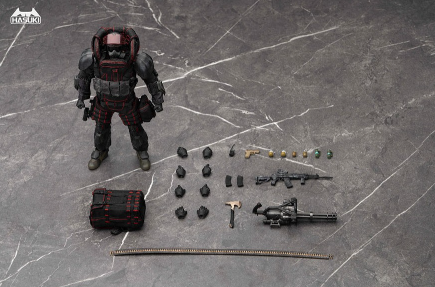 Hasuki SALVO SA-02 Black Ops Fortress Colossus WonderFest Exclusive Figure