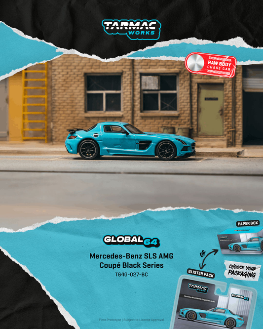 Tarmac Works 1/64 Mercedes-Benz SLS AMG Blue Preorder