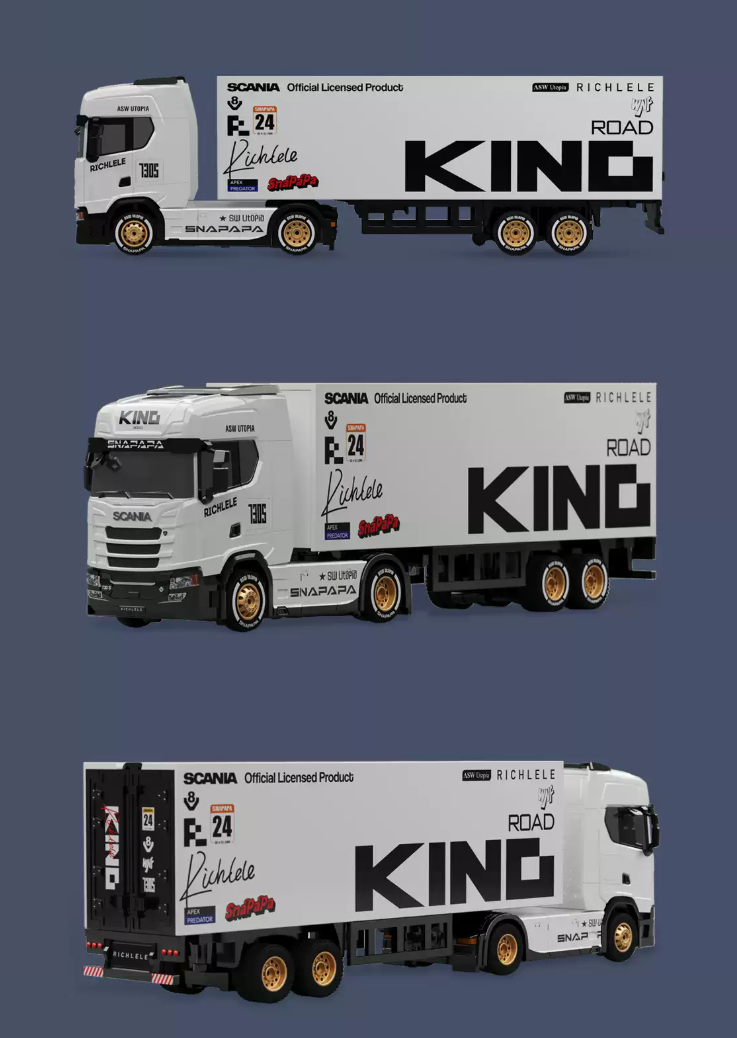 Wen Nan Feng 1/64 Scania S730 V8 RC Drift Truck