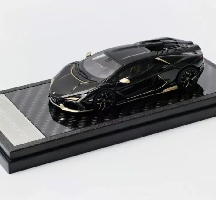 LCD 1/64 Lamborghini Revuelto Black Gold Limited 1699 Shenzhen Show