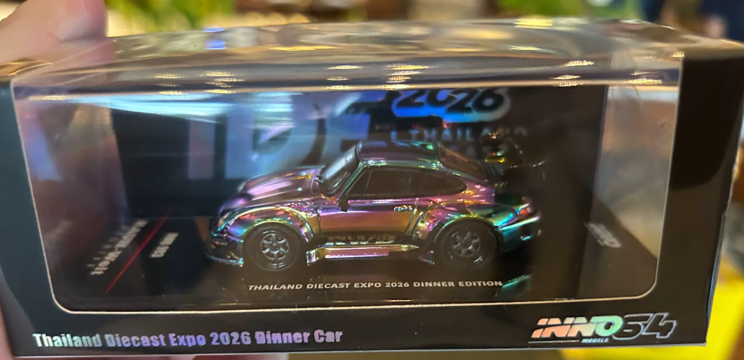 INNO 1/64 Porsche 993 RWB Iridescent TDE 2026 Dinner Car Limited