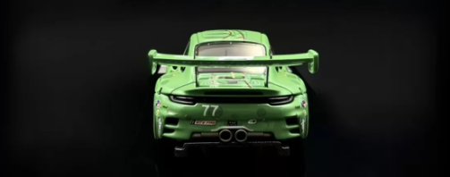 All in Fanatic 1/64 Porsche 911 RSR Q-Car Green Dino TDE 2026 Exclusive