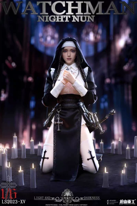 Longshan 1/6 Night Nun Elena Deluxe LS2023-XV-A Action Figure