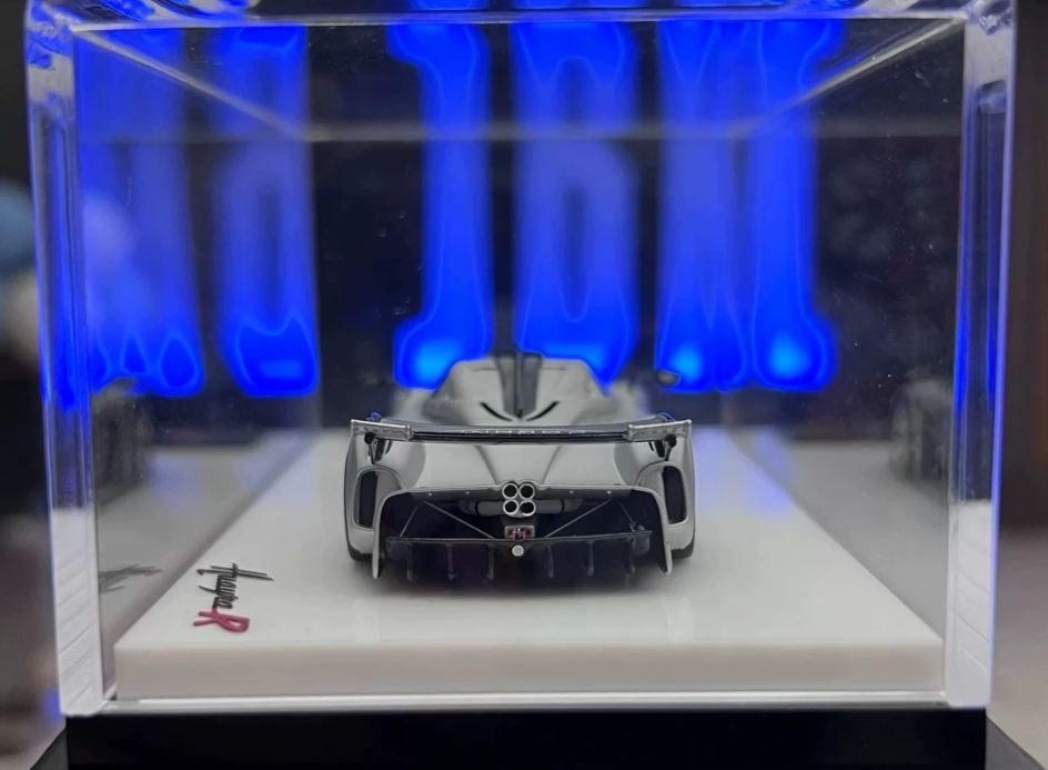 DMY 1/64 Pagani Huayra R Matte Silver Limited 299