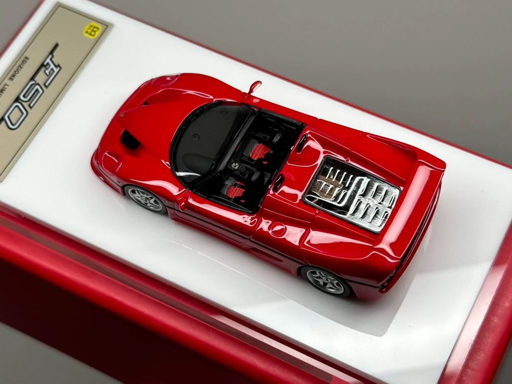 DMH 1/64 Ferrari F50 1995 Barchetta Red Limited 199