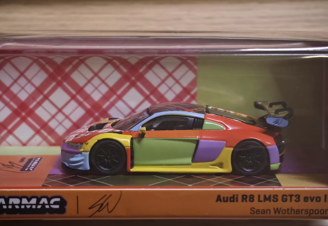 Tarmac Works 1/64 Audi R8 LMS GT3 Sean Wotherspoon HEC 2026 Exclusive