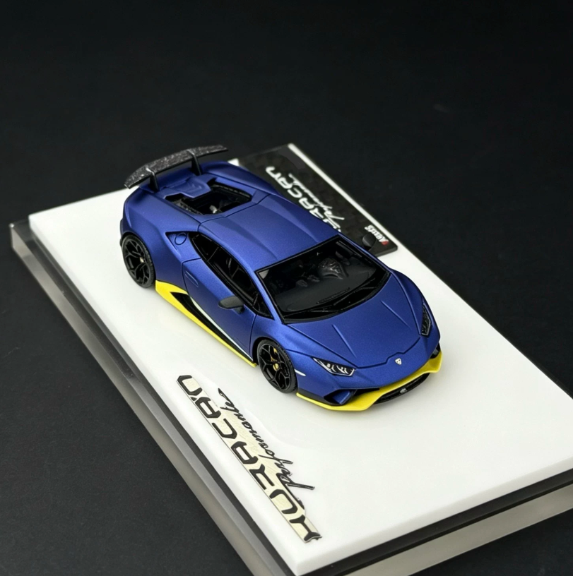 TARDIS 1/64 Lamborghini Huracan Performante Matte Metallic Blue Resin