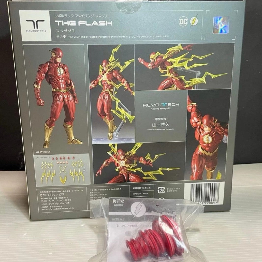Kaiyodo Amazing Yamaguchi The Flash Revoltech Figure w/Bonus