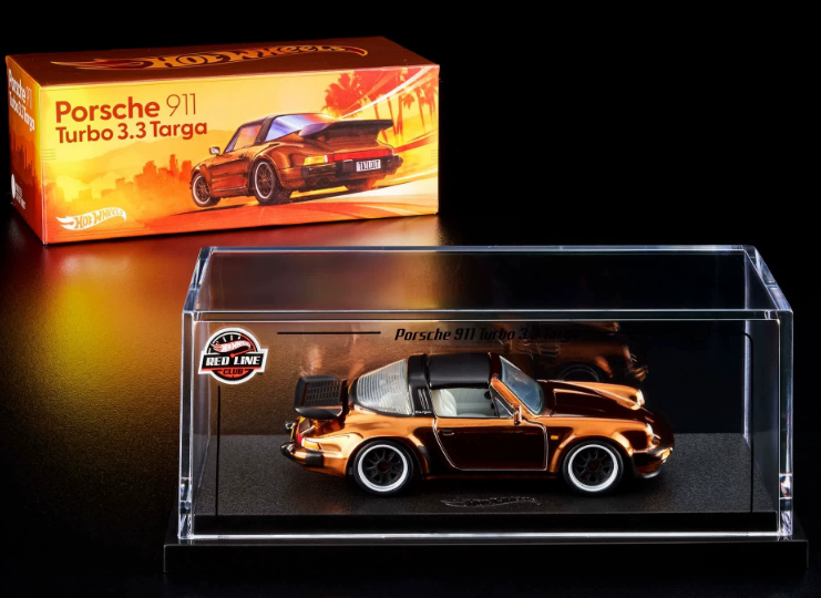 Hot Wheels RLC 88 Porsche 911 Turbo 3.3 Targa Copper 1/64 Diecast