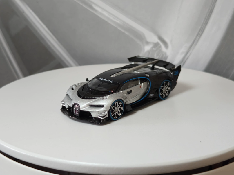 MINI GT 369 Bugatti Vision Gran Turismo Silver 1/64