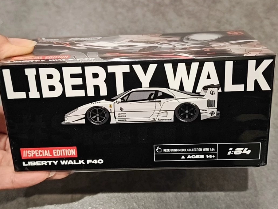 INNO 1/64 Liberty Walk Ferrari F40 HEC 2026 Beijing Show White