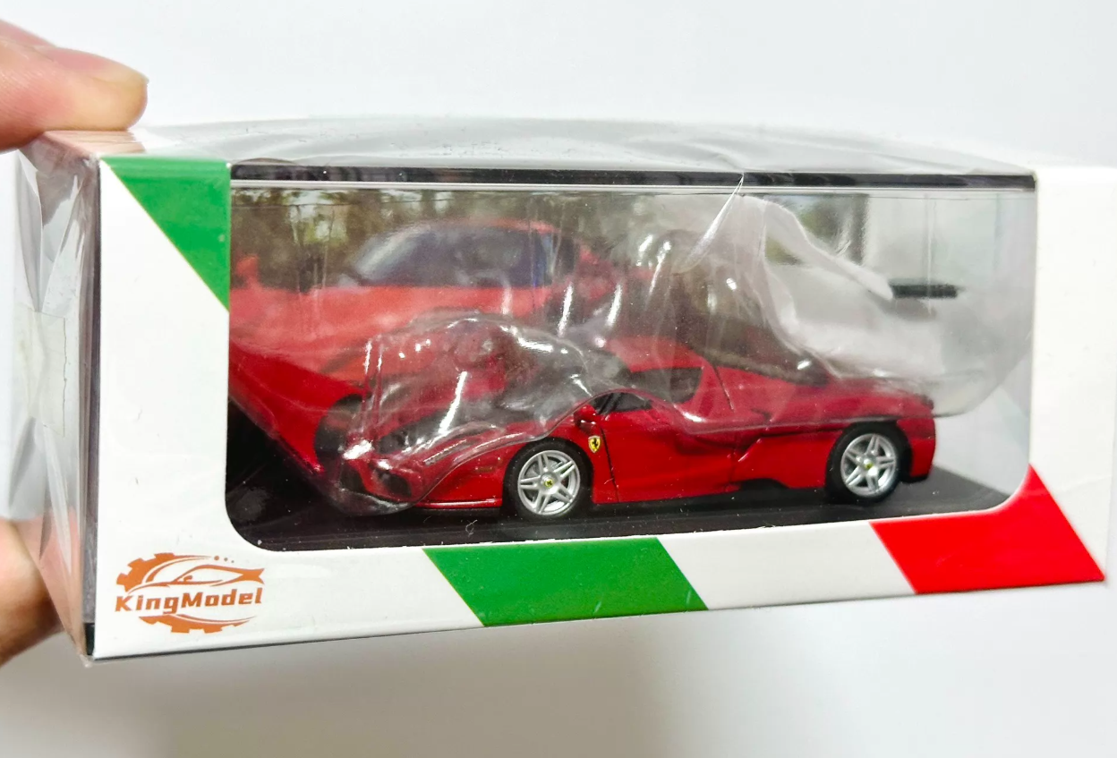 King Model 1:64 Ferrari Enzo F60 Red Opening Diecast Model