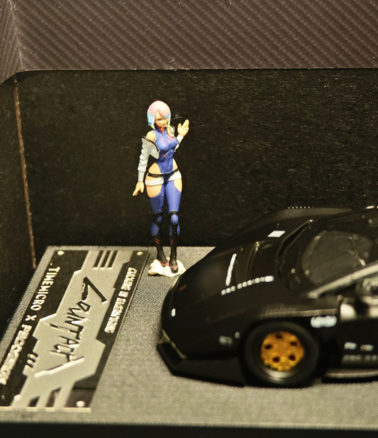 1/64 Cyberpunk Edgerunners Lucy Micro Scene Model Collectible