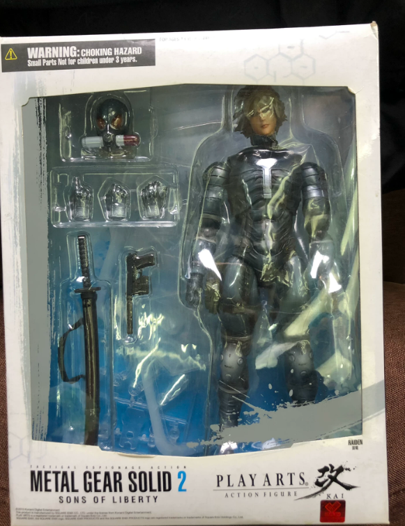 Play Arts Kai Metal Gear Solid 2 Sons of Liberty Raiden Action Figure