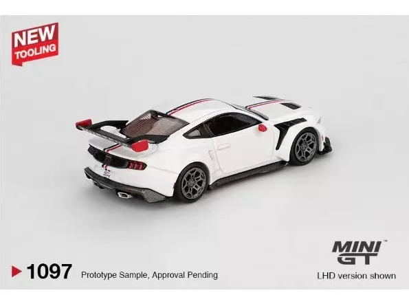 MINI GT 1/64 Ford Mustang GTD White Spirit of America 1097