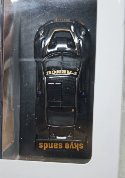 HKM 1/64 Porsche 911 992 GT3 R Rennsport Black Carbon