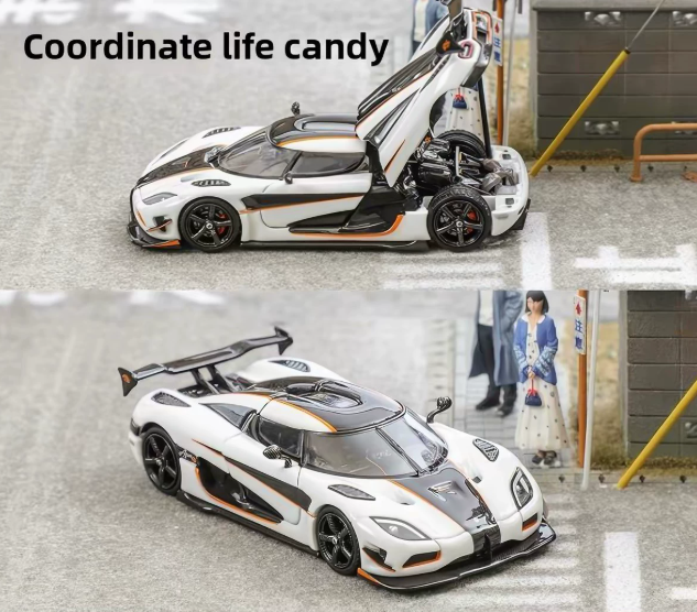 Focal Horizon 1/64 Koenigsegg Agera RS Glacier White