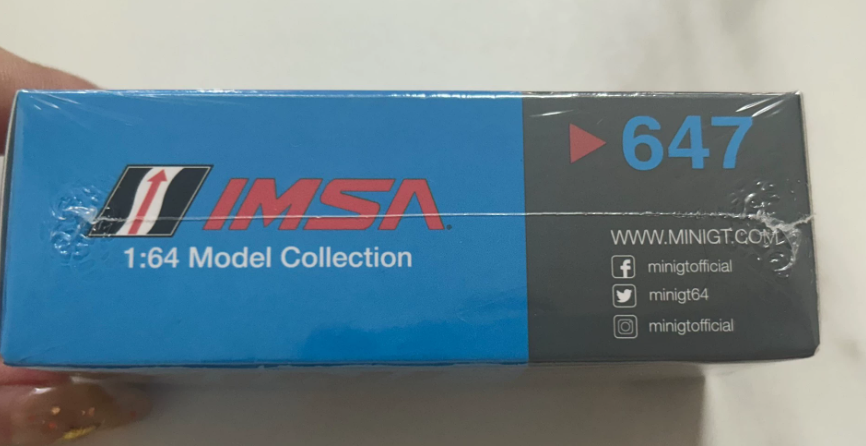 MINI GT 647 BMW M4 GT3 97 Turner Motorsport IMSA Music Livery 1/64