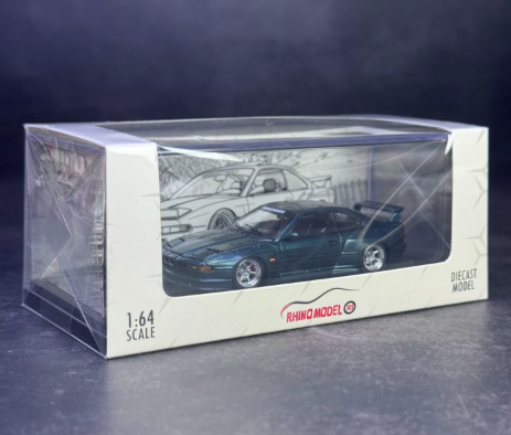 RHINO MODEL 1/64 BMW 850CSi E31 Widebody Deep Green