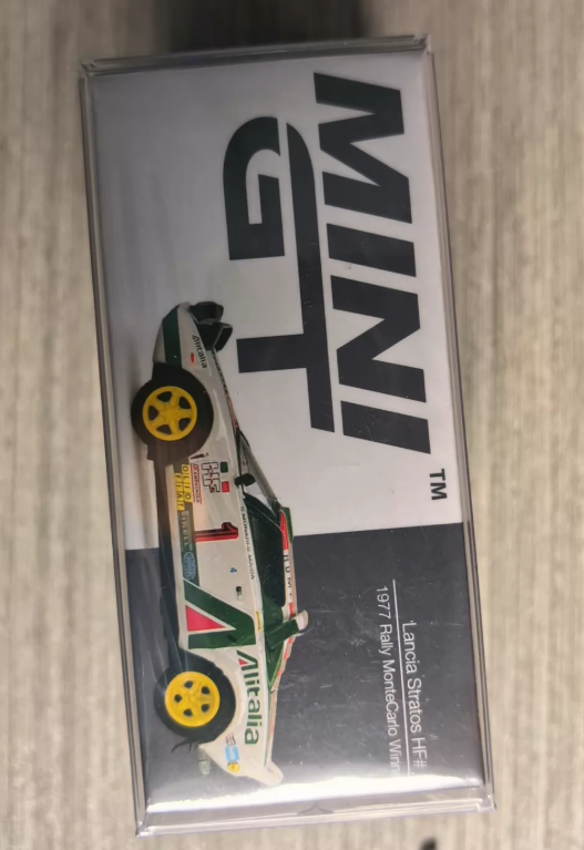 MINI GT 422 Discontinued 1 64 Lancia Stratos HF No1 1977 MonteCarlo Winner
