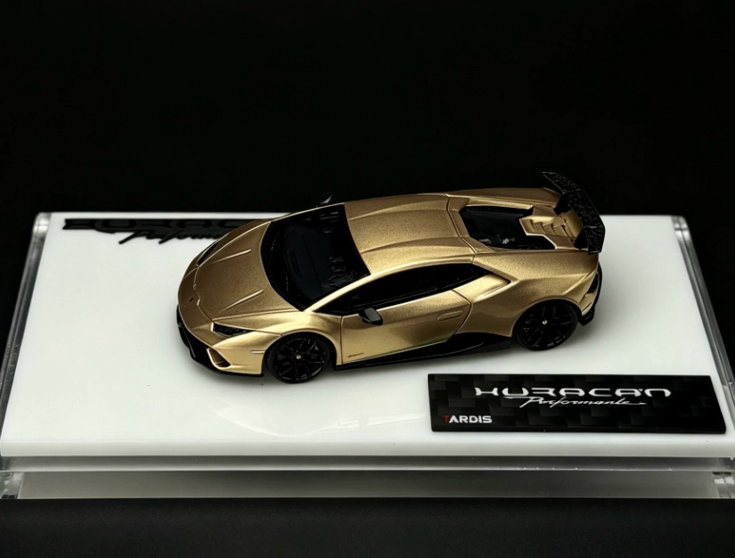 TARDIS 1/64 Lamborghini Huracan Performante Gold Bronze Resin Model