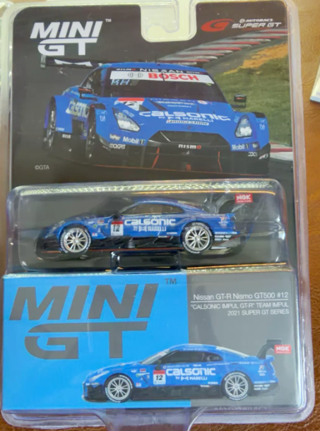 MINI GT 636 Nissan GT-R Nismo GT500 Calsonic Impul 2021