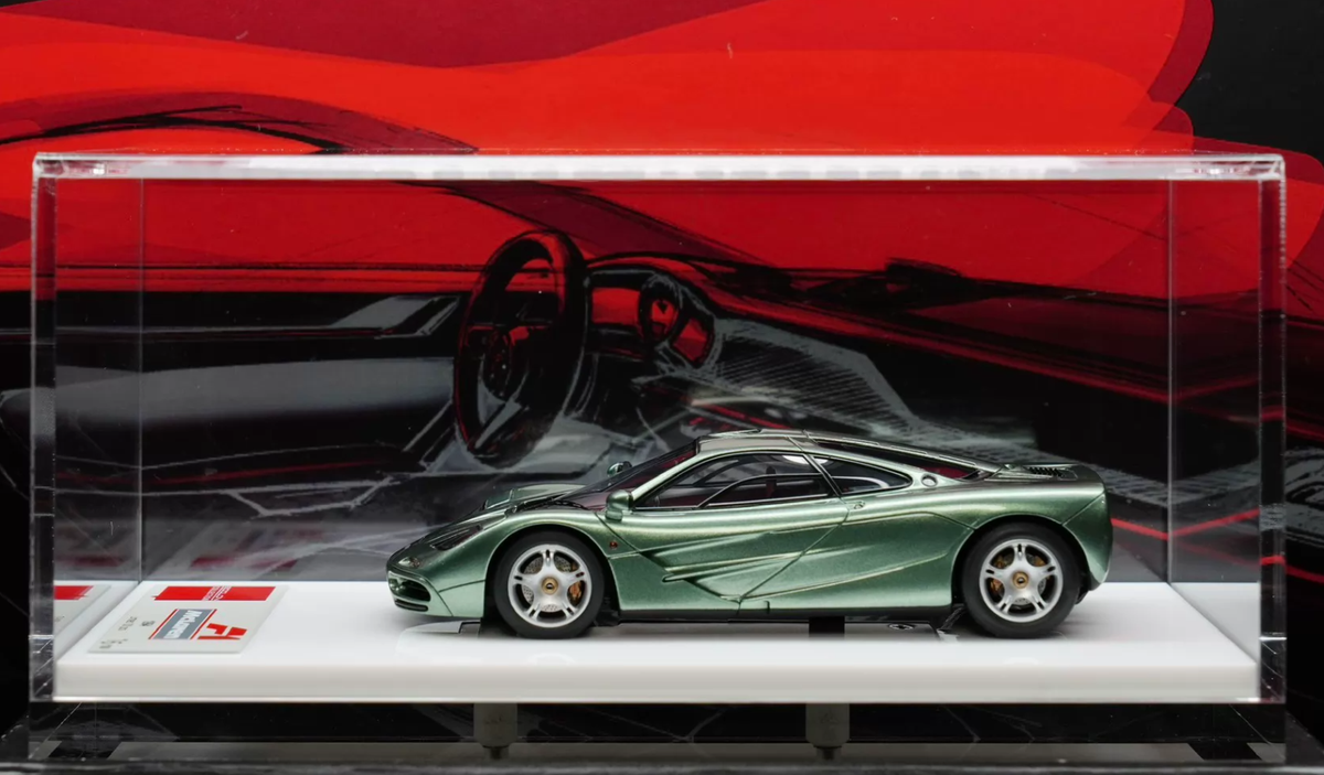 Makeup 1/43 McLaren F1 Road Car 1994 Genesis Green EM748J