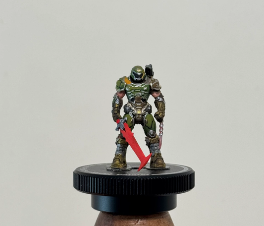 1/64 DOOM Slayer Crucible Sword Miniature Painted Figure