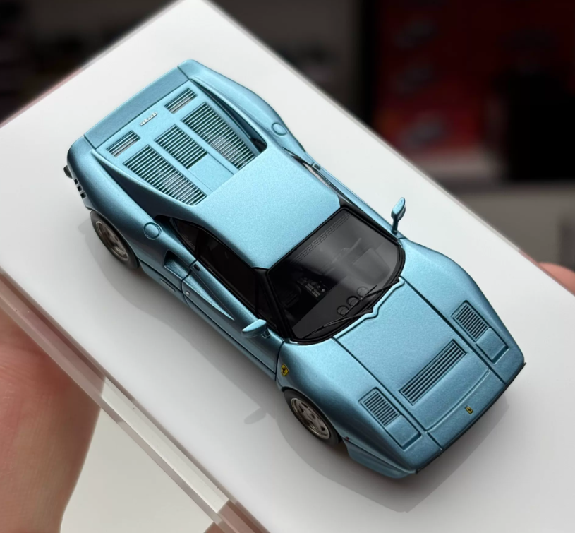 DMH 1:64 Ferrari 288 GTO Ice Blue Limited Edition Resin Model