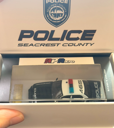 Rollin 1/64 Ford Crown Victoria Police Seacrest County 2025 APA VIP 499