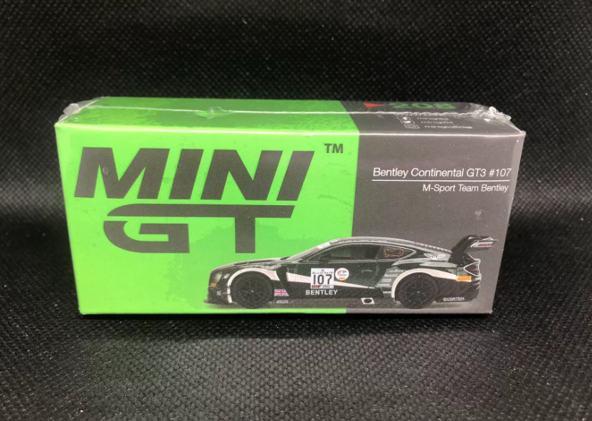 MINI GT 208 M-Sport Team Bentley Continental GT3 1/64