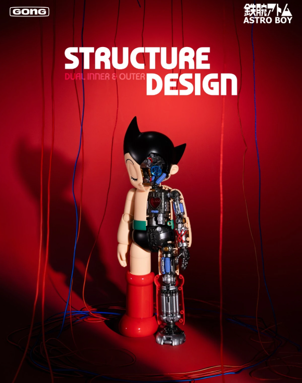 GONG Astro Boy Alloy Action Figure Dual Inner Outer Design
