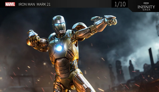ZD Toys 1/10 Iron Man Mark 21 Midas Action Figure
